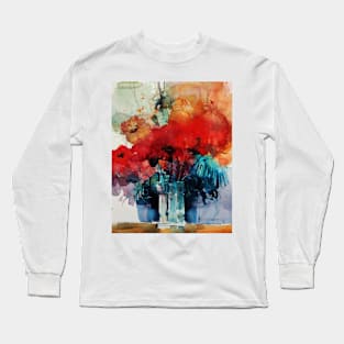 #floralexpression watercolor01 Long Sleeve T-Shirt